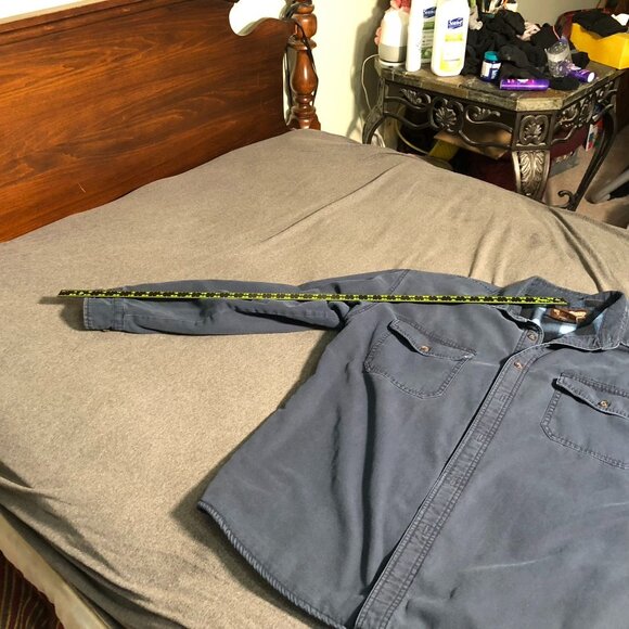 Levis Men's Shacket XL Blue Cotton100% Cotton Shell & Polyester Lining - Picture 8 of 16